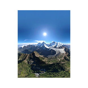 Wandbild Bergpanorama