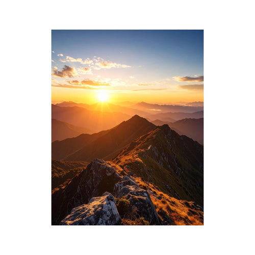 Wandbild heimeliger Sonnenuntergang 2