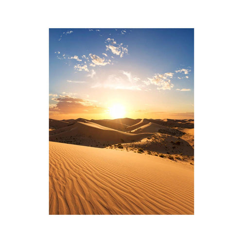 Wandbild Sonnenuntergang in der Wüste