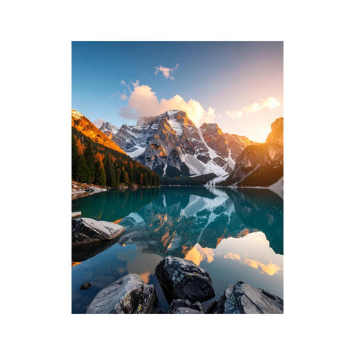 Wandbild Bergsee 1