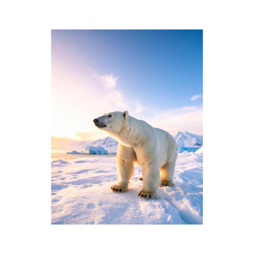 Wandbild Eisbär 2