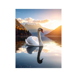 Wandbild Schwan 1