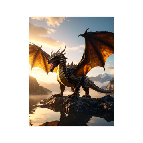 Wandbild Drache 1
