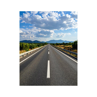 Wandbild Landstrasse im Süden Europas