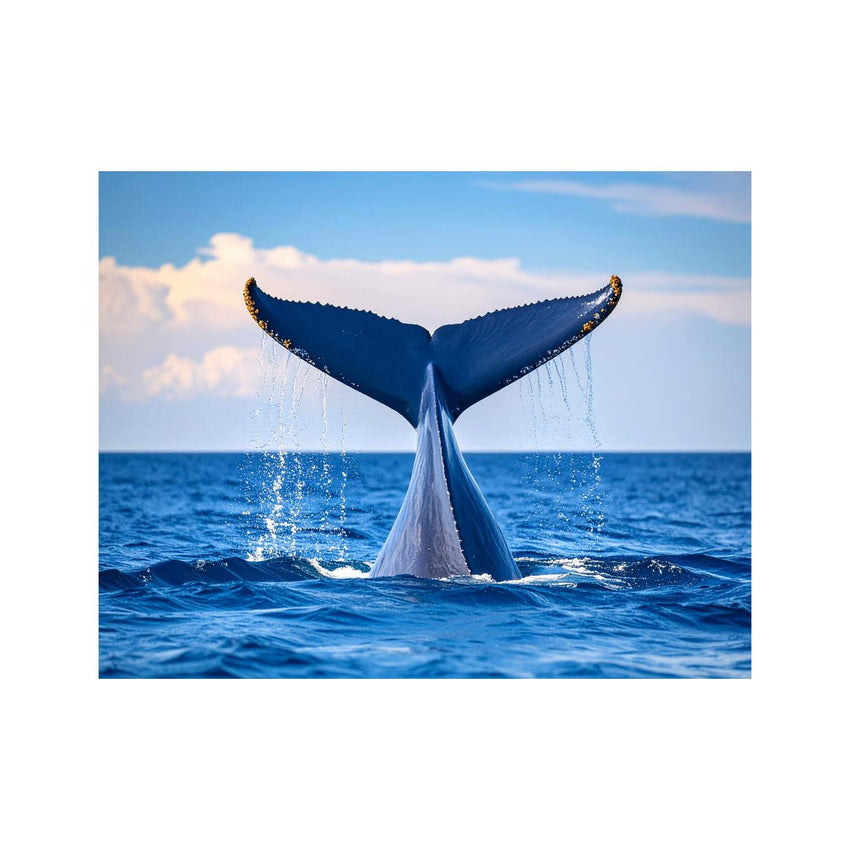 Wandbild Orca-Flosse
