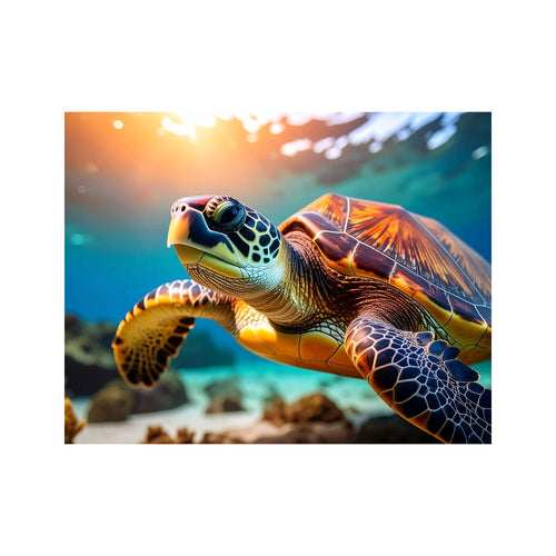 Wandbild Schildkröte 2