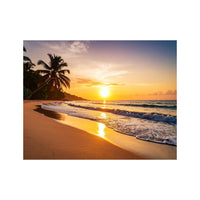 Wandbild Sonnenuntergang am Strand 2