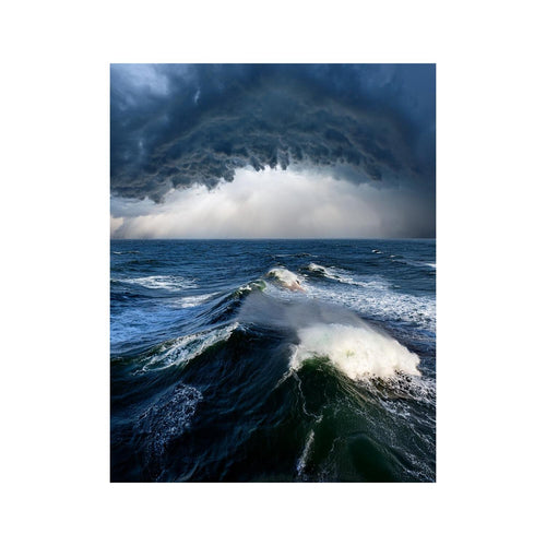 Wandbild Zyklon im Meer 1