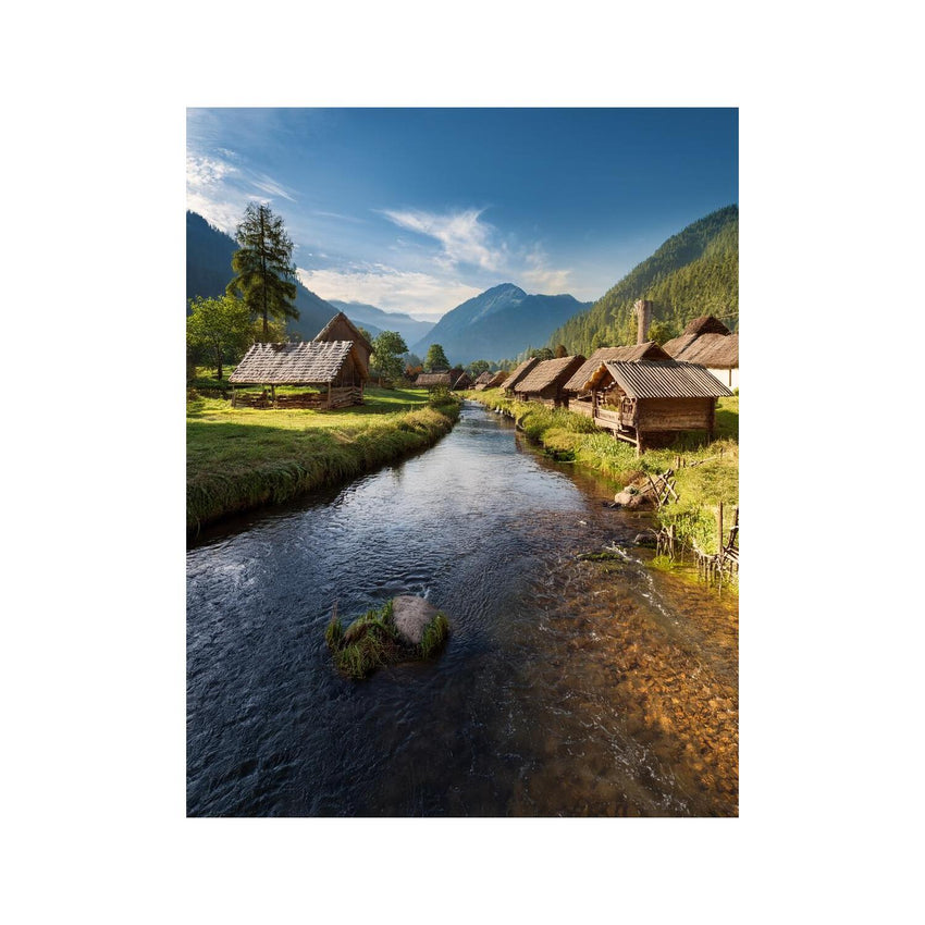 Wandbild Dorf 2