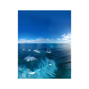 Wandbild blaues Meer 3