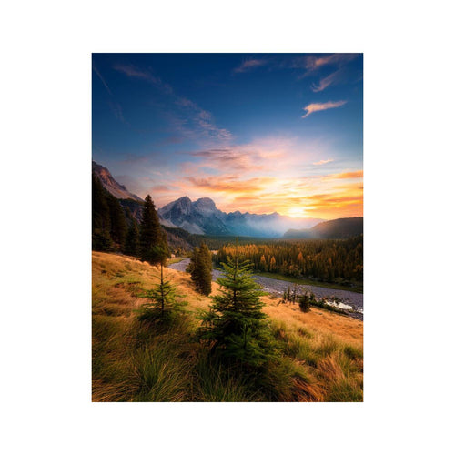 Wandbild Bergsee  5