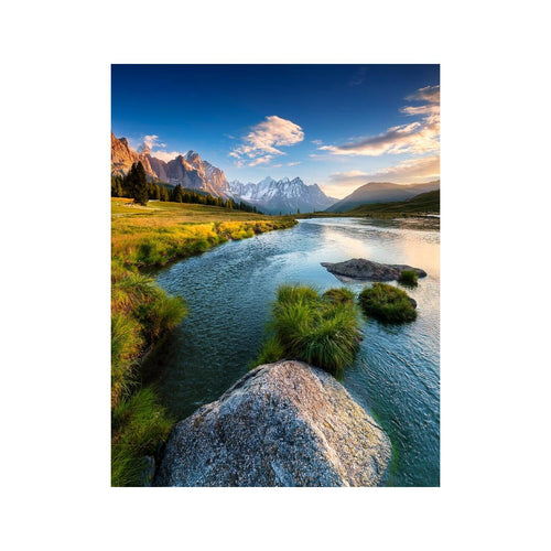 Wandbild Bergsee 8