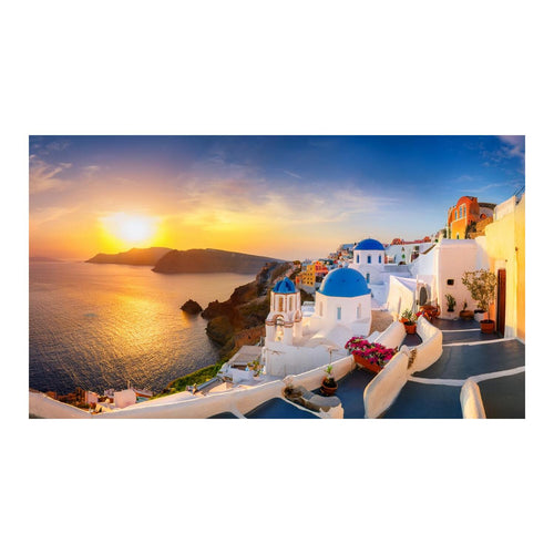 Wandbild Stadt am Meer 2
