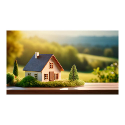 Wandbild kleines Haus 1