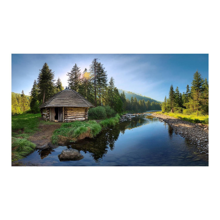 Wandbild Dorffluss 1