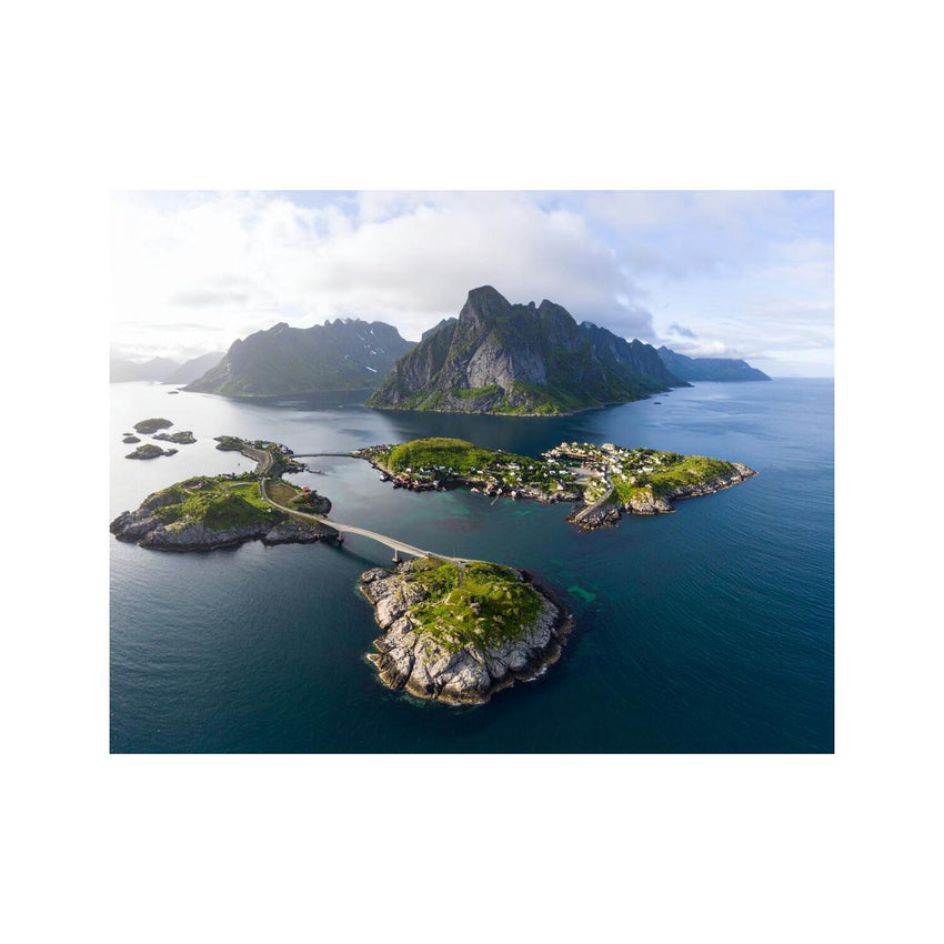 Wandbild Lofoten norwegen