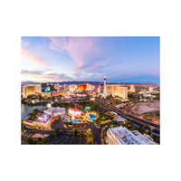 Wandbild Las Vegas bei Nacht