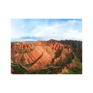 Wandbild Zhangye Danxia Landform Geopark