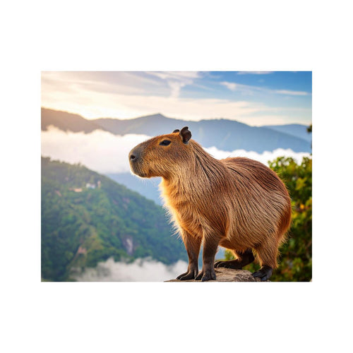 Wandbild capybara
