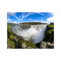 Wandbild Dettifoss Wasserfall in Island