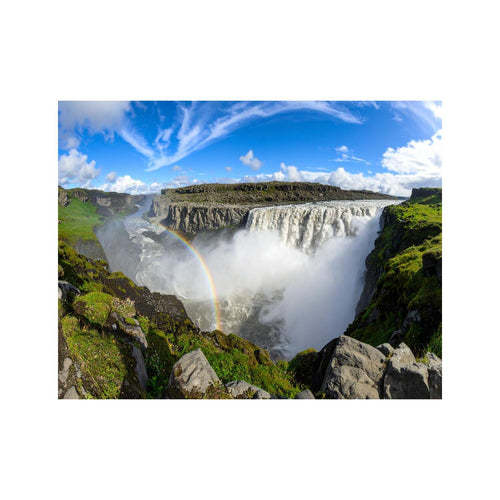 Wandbild Dettifoss Wasserfall in Island
