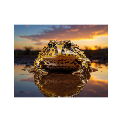 Wandbild hornfrosch