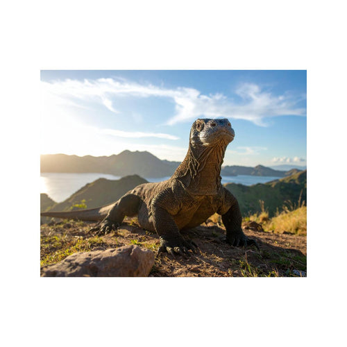 Wandbild komodo dragon