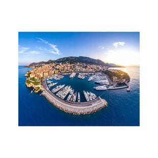 Wandbild Monaco Yachthafen