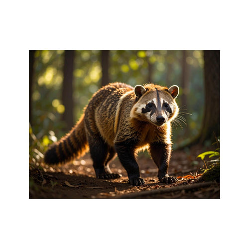 Wandbild Nasenbaer