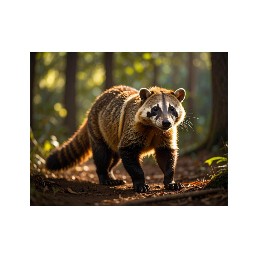 Wandbild Nasenbaer