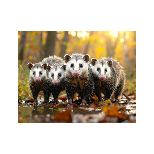 Wandbild Opposums