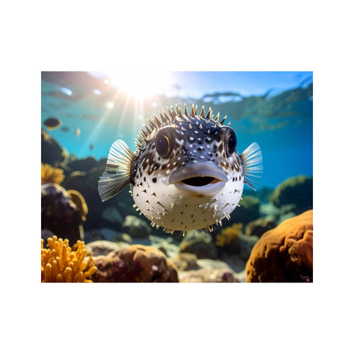 Wandbild Pufferfish