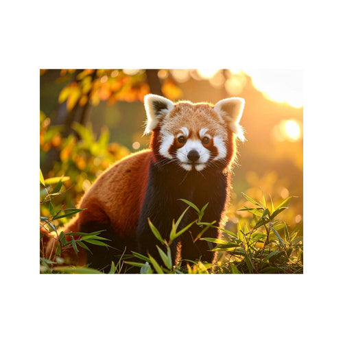 Wandbild red Panda 2