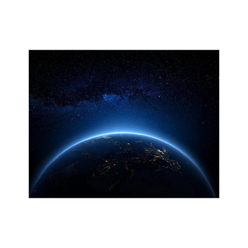 Wandbild Sateliten foto erde und andere galaxie