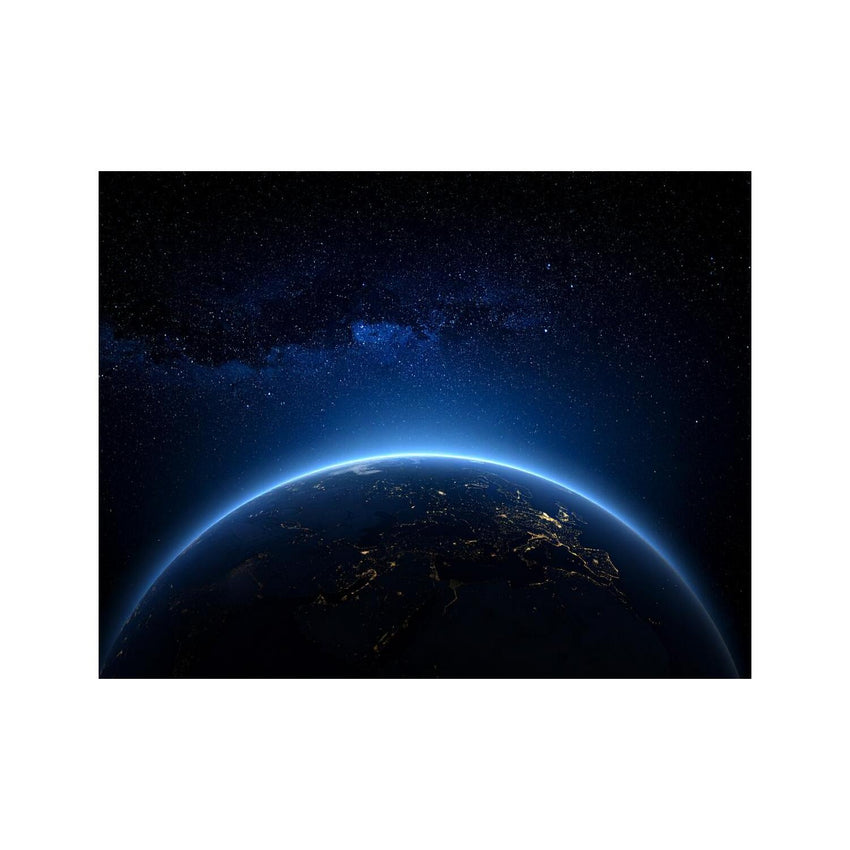 Wandbild Sateliten foto erde und andere galaxie