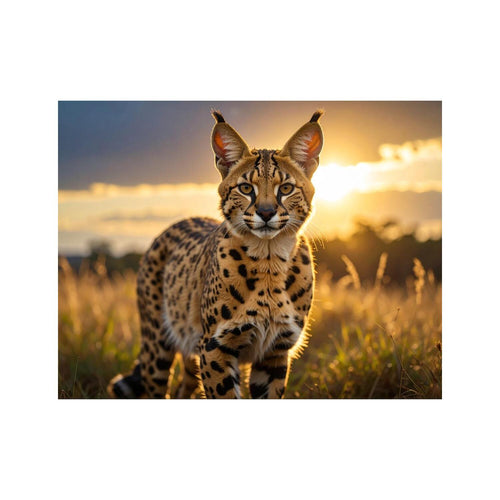 Wandbild serval