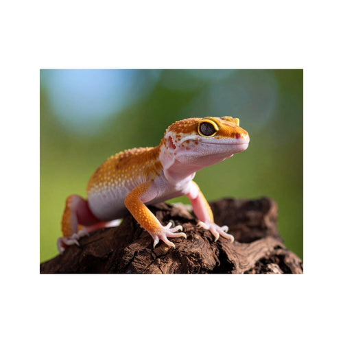 Wandbild suesser gecko