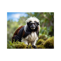 Wandbild Tamarin affe