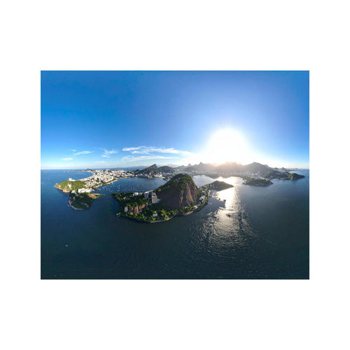 Wansbild Guanabara Bucht Rio de Janeiro