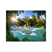 Wansdbild Kuang Si Wasserfälle in Laos