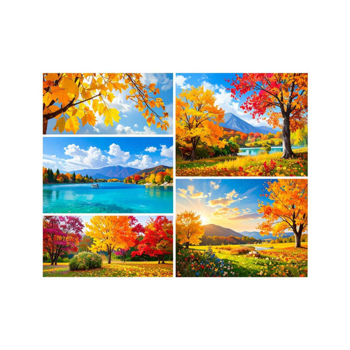 Wandbild Gemälde Herbstbeginn 1