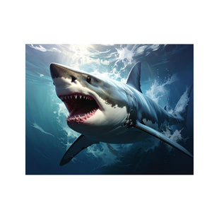 Wandbild White Shark