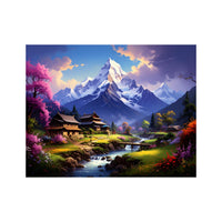 Wandbild Himmalaya Zeichnung 2