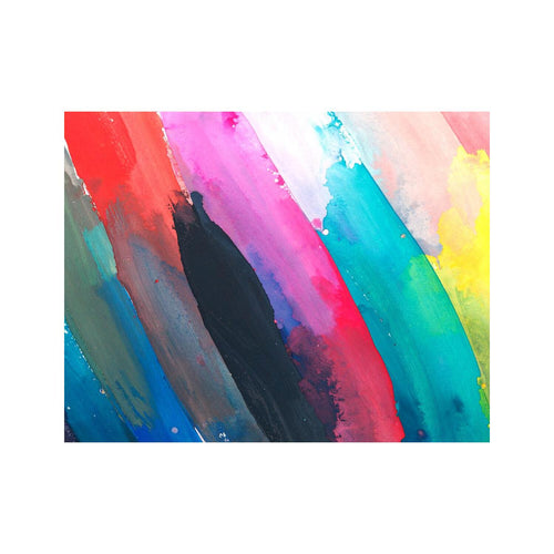 Wandbild Zeichnung Rainbow 1