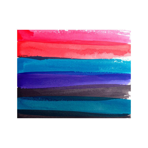Wandbild Zeichnung Rainbow 2