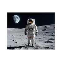 Wandbild Astronaut Auf Dem Mond 1