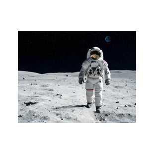 Wandbild Astronaut Auf Dem Mond 2
