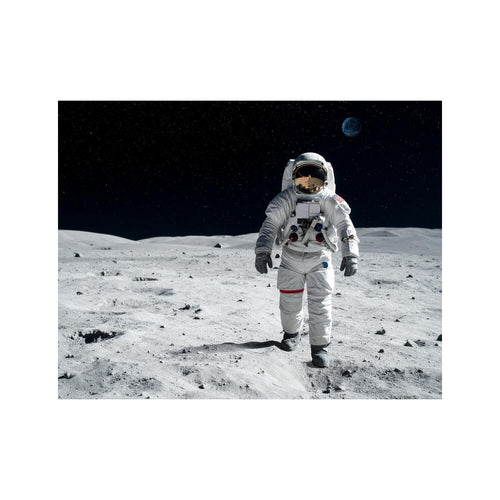 Wandbild Astronaut Auf Dem Mond 2