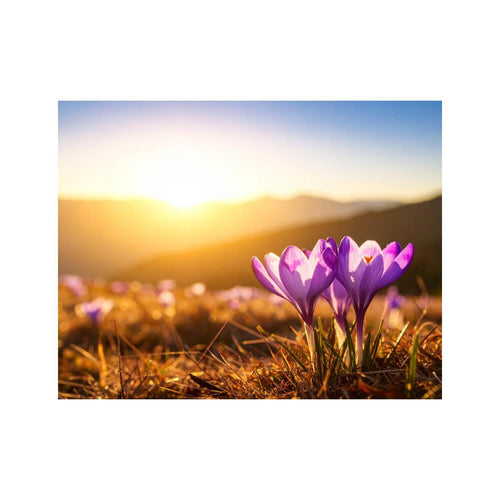 Wandbild Krokusblume