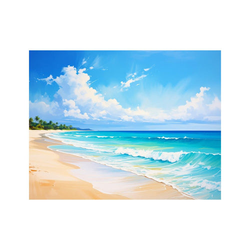 Wandbild Oelgemaelde Strand 1